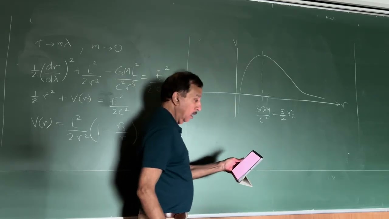 Gravitation 2025: Lecture 24 - Bending of light in the Schwarzschild metric.