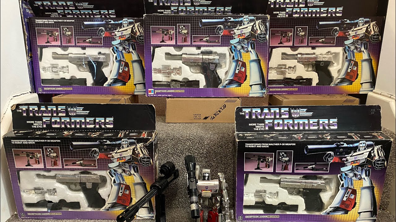 Transformers generation one megatron collection. G1 complete vintage variant MB ceji hasbro box new
