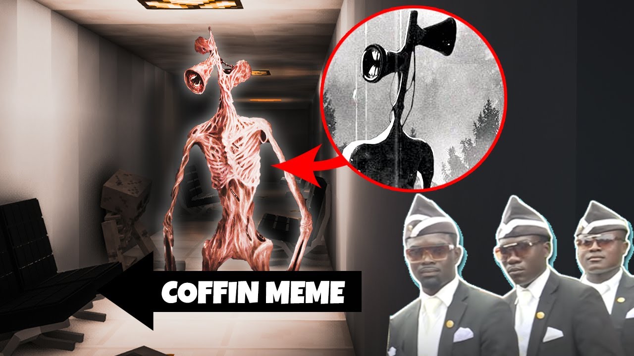 Rare White Siren Head! Astronomia Coffin Meme in Minecraft by PugBall