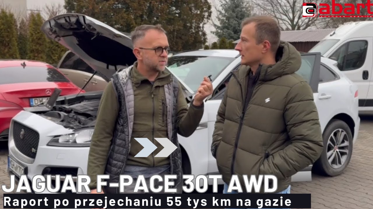 55 tys km na gazie Jaguarem F-Pace 2.0 Turbo od montażu LPG w @AbartAutoGazSerwis 