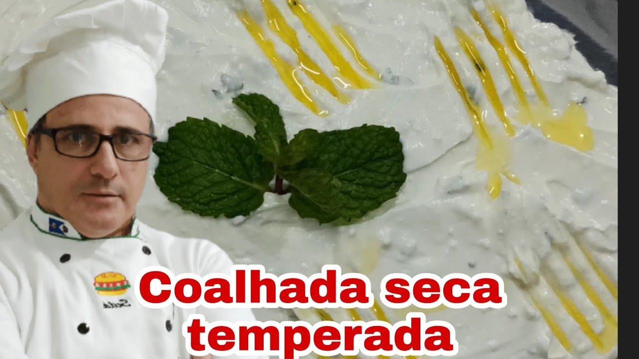 COALHADA SECA TEMPERADA - Mais conhecida como COALHADA SÍRIA