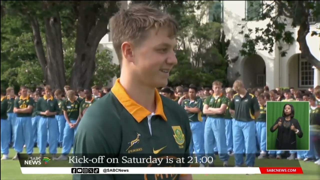 Rugby World Cup Final I Springboks carry SA's hopes with Siya Kolisi's Grey High School Alma Mater