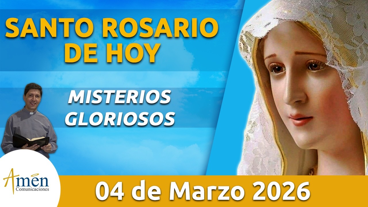 Santo Rosario de Hoy Miércoles 04 Marzo de 2026 l Padre Carlos Yepes l Católica l Rosario l Amén