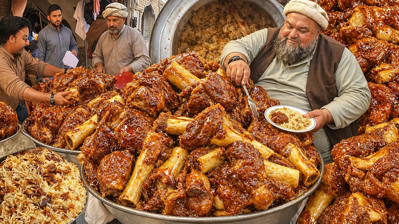 Most Cheap Afghan Street Food | Kabuli pulao | Punjabi curry | Roasted Chicken | Biryani recipe
