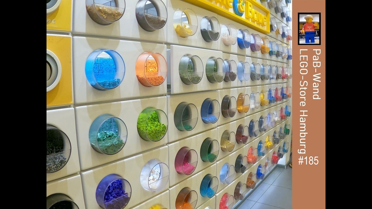 Steine und Teile aus der Wand, sowie vom BaM-Tower, vom Hamburger Lego Store (#185) vom 29.01.2026