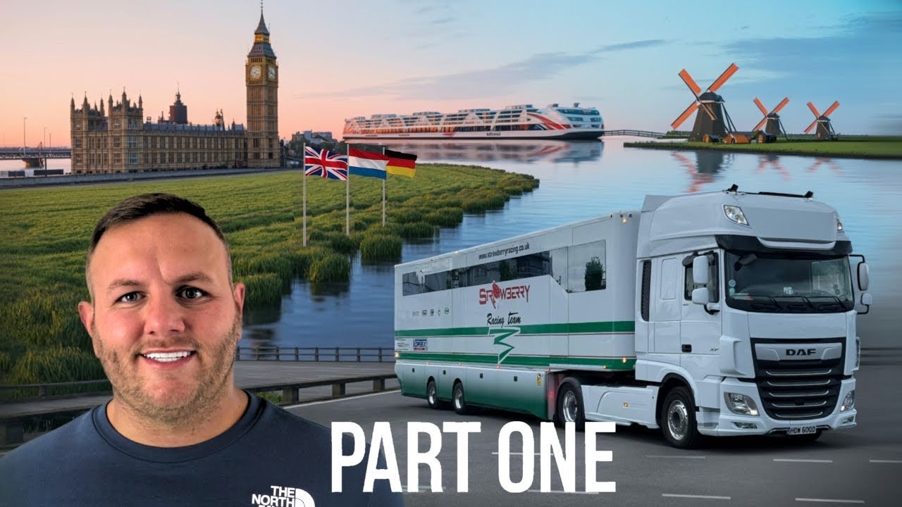 Racing through Europe: 1500km, 5 Countries in 3 DAYS ! Motorsport Trucking again!