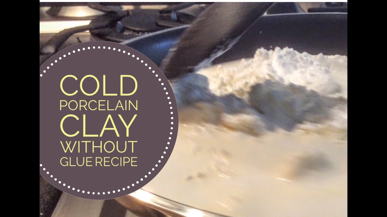 Better than Salt Dough: Cold Porcelain Clay Without Glue - Baking Soda Clay Recipe