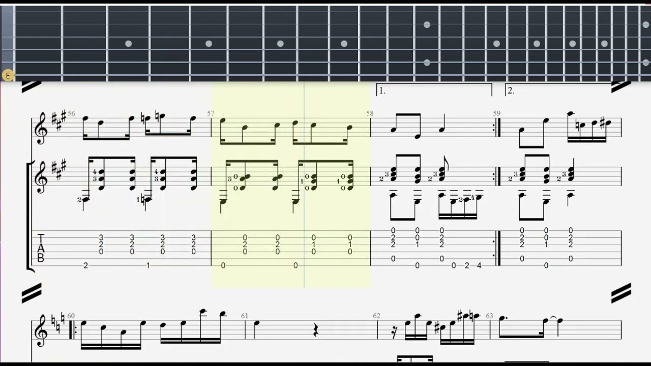 Pacoca Choro Para Duo Flauta Guitarra-Partitura Tablatura Flute Guitar Music sheet PDF Gratis Free