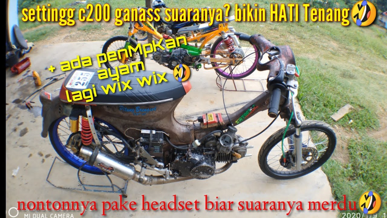 setting Pitung jahat 200cc drag racing