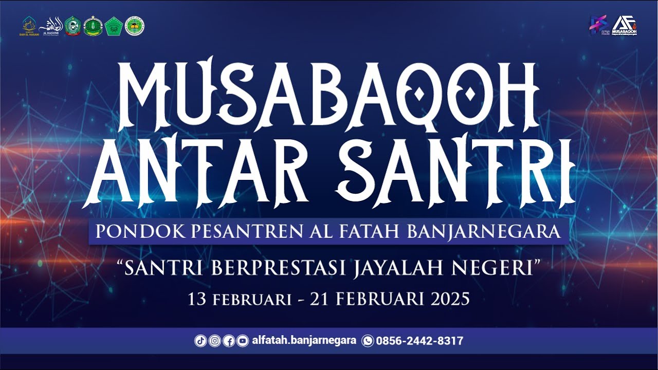 LOMBA BURDAH & TASHRIF MUSABAQOH ANTAR SANTRI PONPES AL FATAH BANJARNEGARA 2025