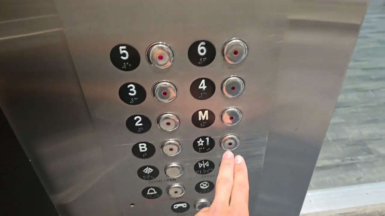 Modernized Antique 1923 Otis Traction Elevators at The Spreckels Building Downtown Los Angeles, CA