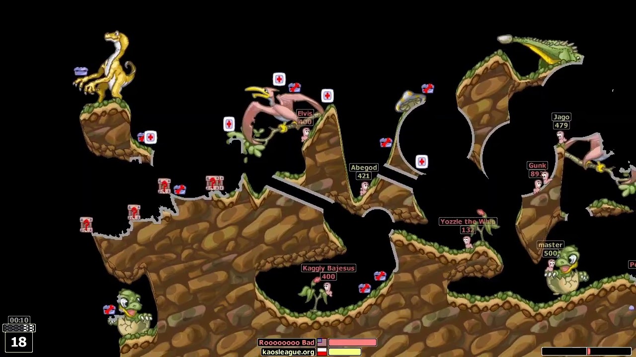 Worms Armageddon - Kaos Matches for Fun (Mablak vs Dream)