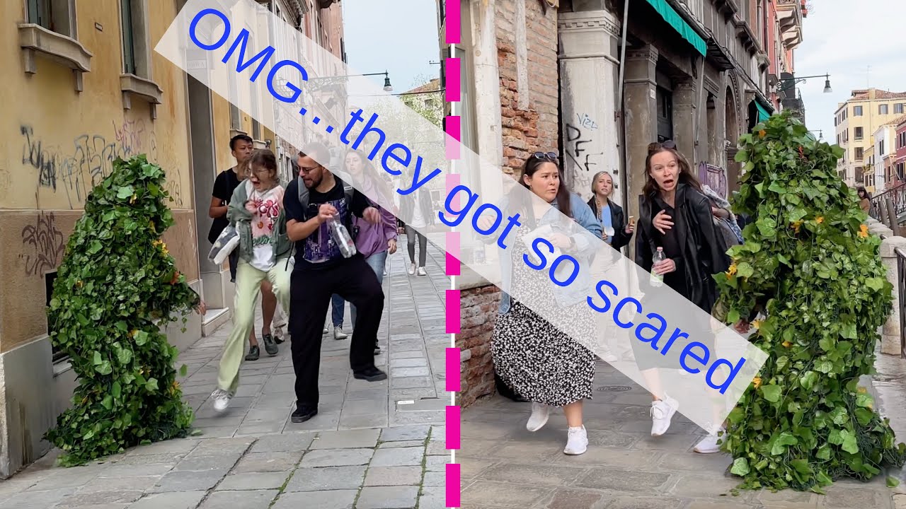 Screamed out in SHOCK!!! Scaring People!! Bushman Prank