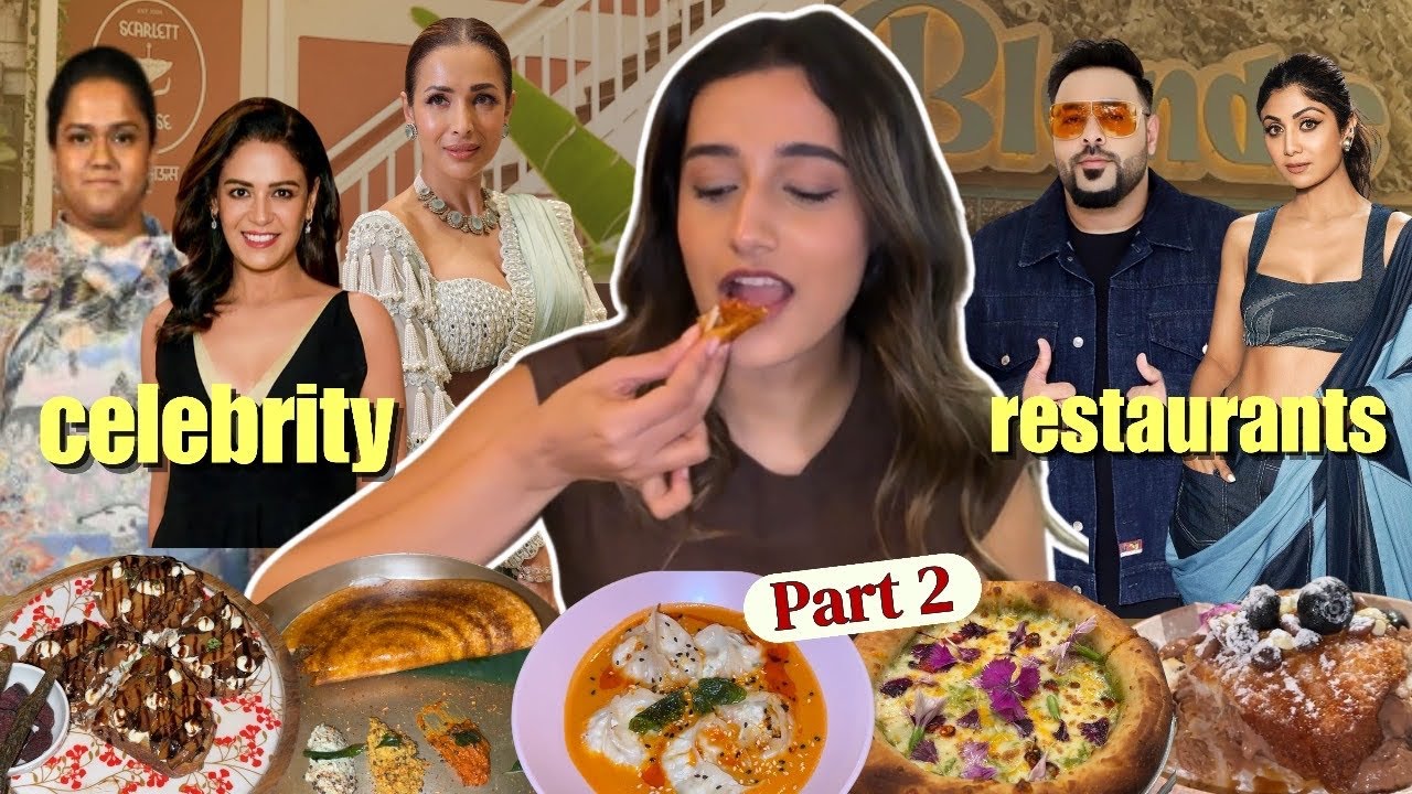 Reviewed NEW *CELEBRITY* RESTAURANTS in Mumbai 🍝🍕| Aashi Adani
