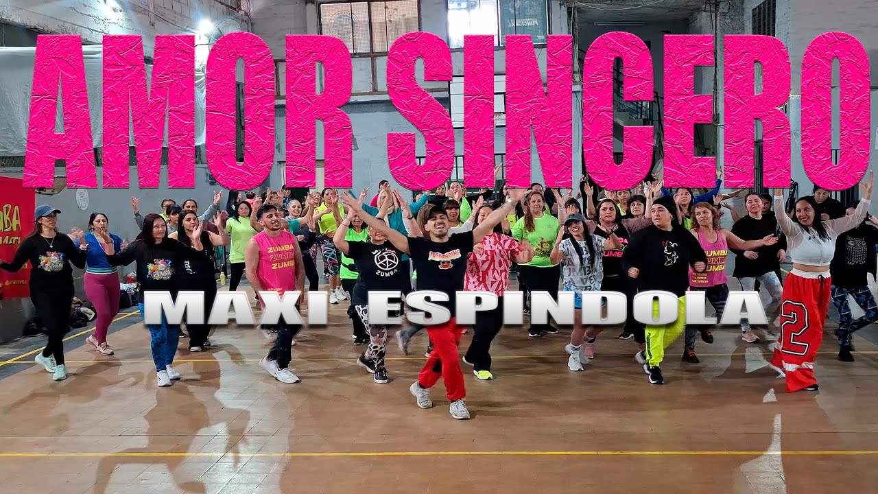 AMOR SINCERO 😍 Maxi Espindola , coreografia ZUMBA by Augusto Buccafusco