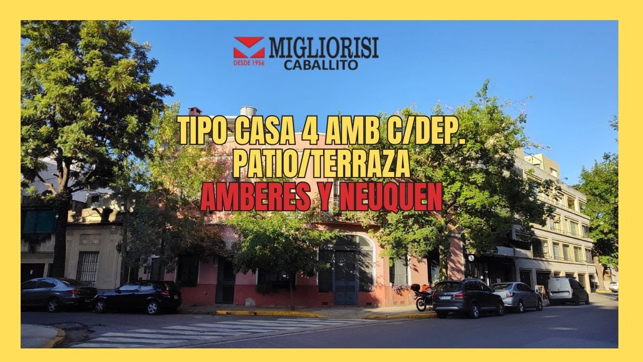 TIPO CASA EN CABALLITO EN VENTA . AMBERES Y NEUQUEN