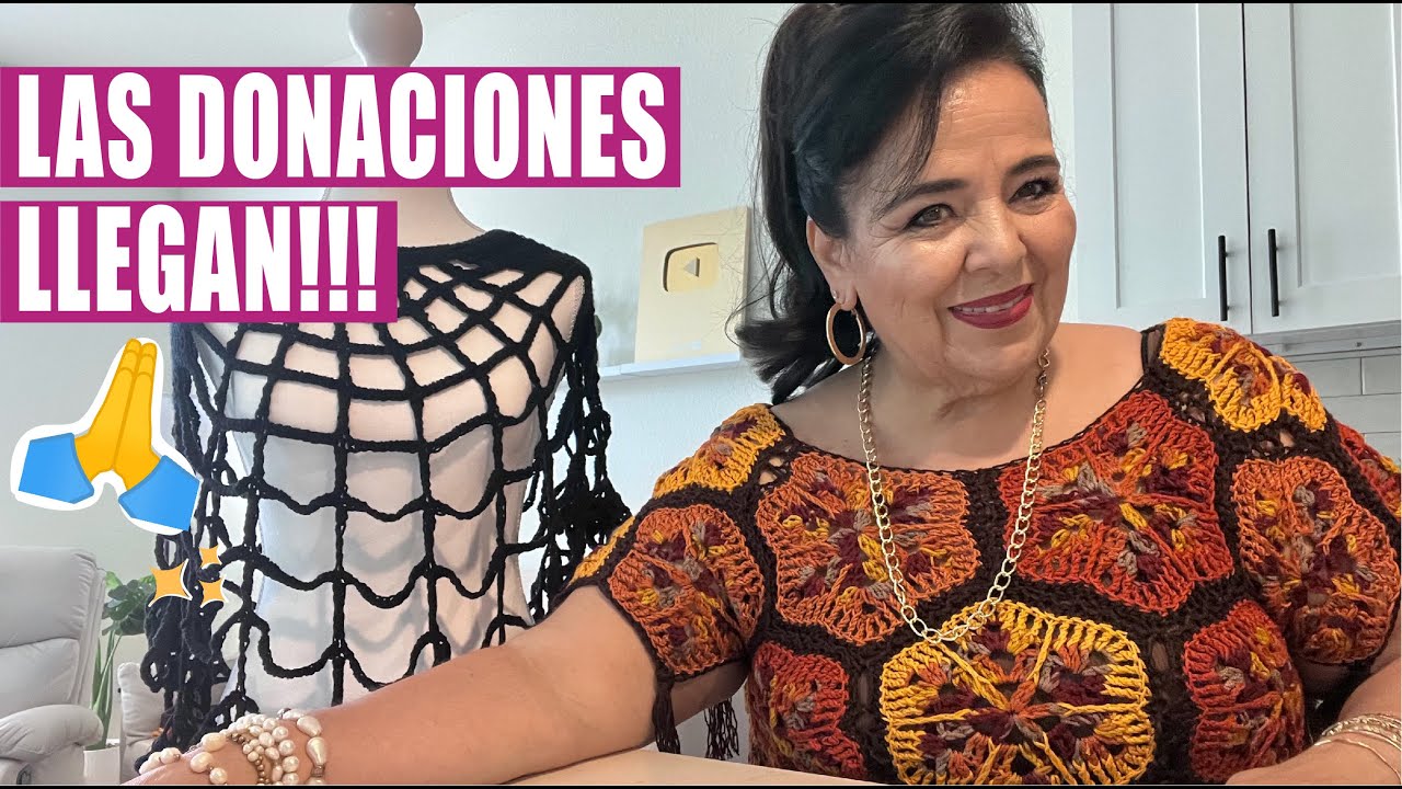 Ya est&aacute;n llegando las donaciones​ ✨ Yo Tejo con LAURA CEPEDA