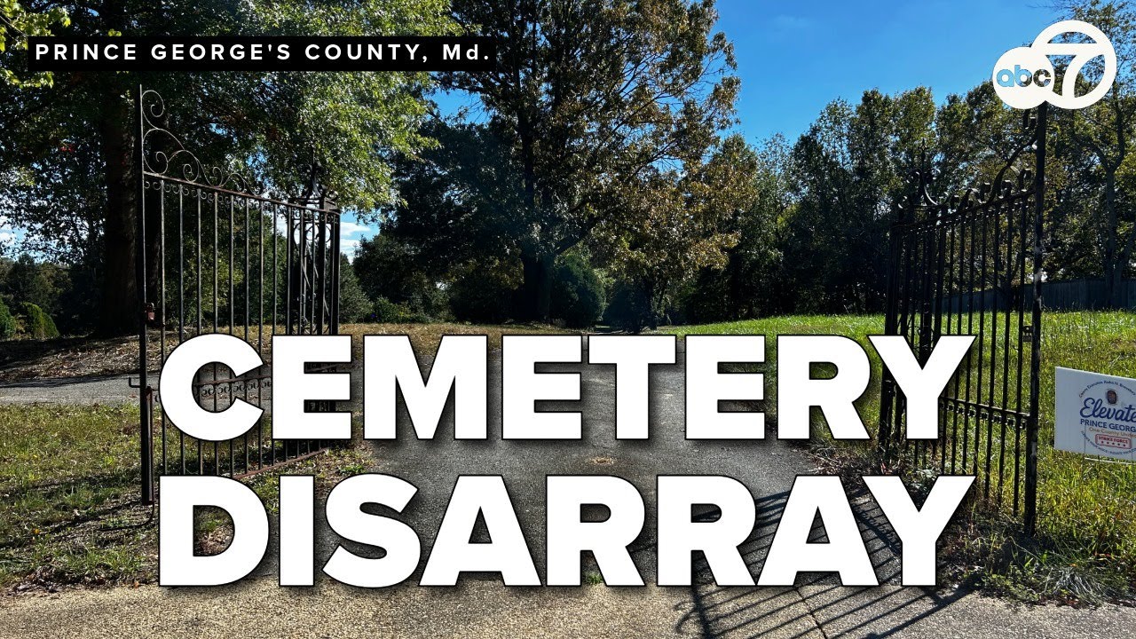 Cemetery disarray leaves Maryland family searching for loved one's grave