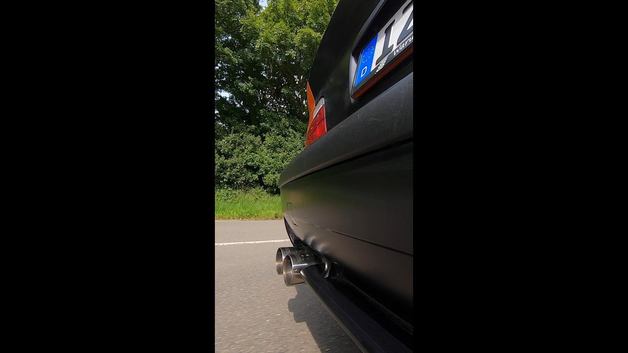 BMW e36 328i Magnaflow driving sound | GoPro Hero 7 Black + Rode VideoMicro