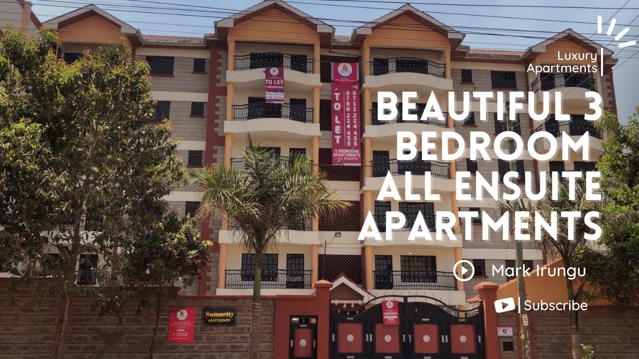 WOW! AMAZING LUXURY 3 BEDROOM ALL ENSUITE APARTMENTS AVAILABLE ALONG THIKA ROAD, RUIRU KIHUNGURO.60K