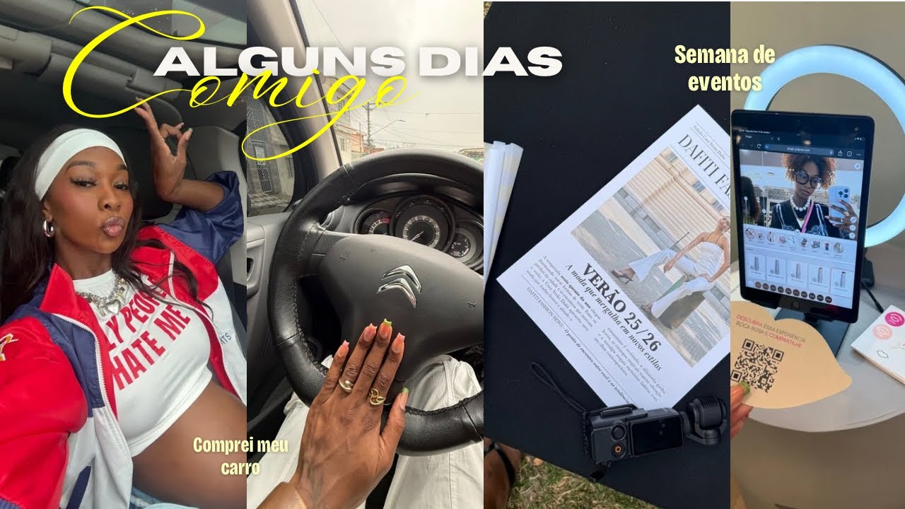 Alguns dias comigo: Comprei meu carro, Anunciando nossa bebê, evento boca rosa & dafiti
