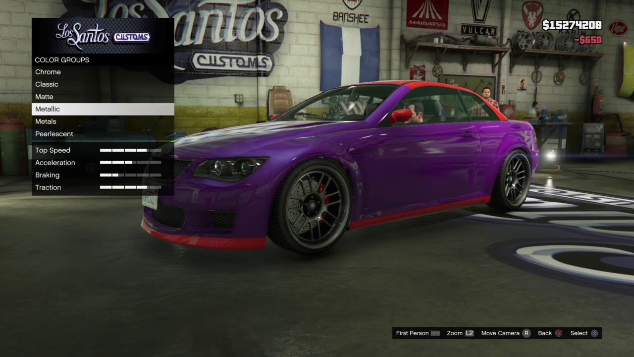 GTA5 Story Mode Amanda's Car