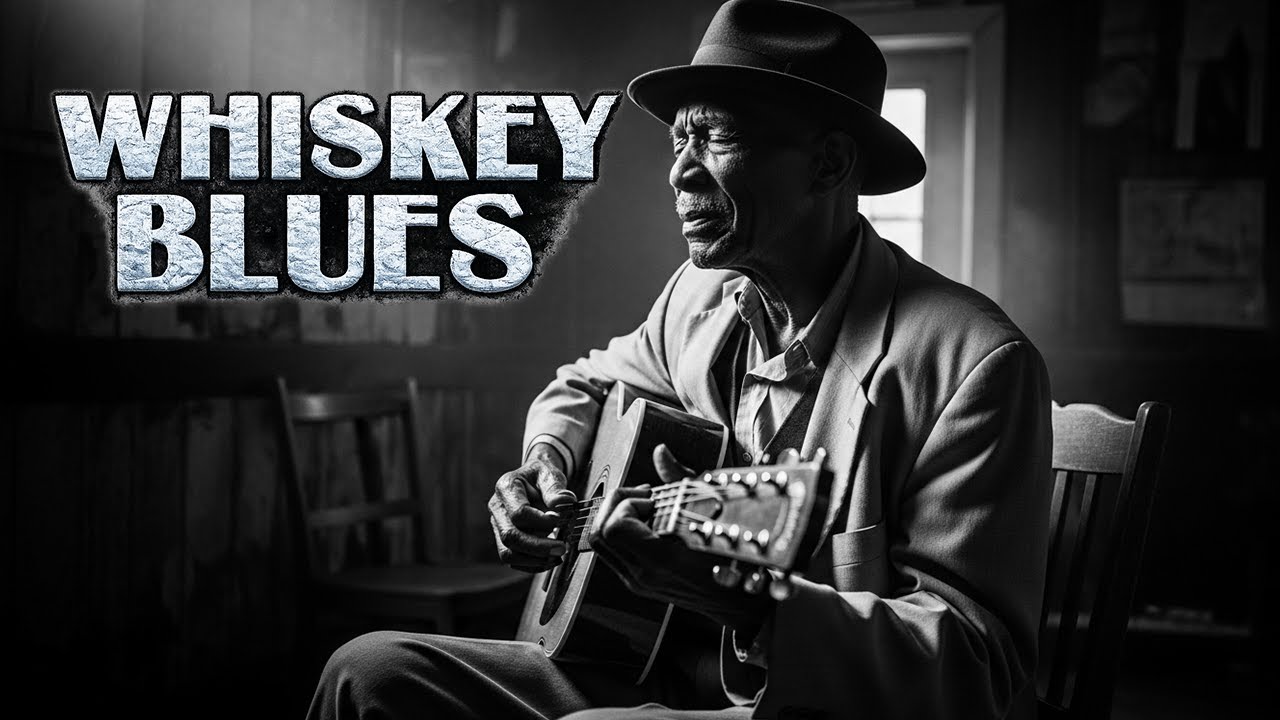 Relaxing Whiskey Blues Music | Slow Whiskey Blues Songs for Midnight Mood