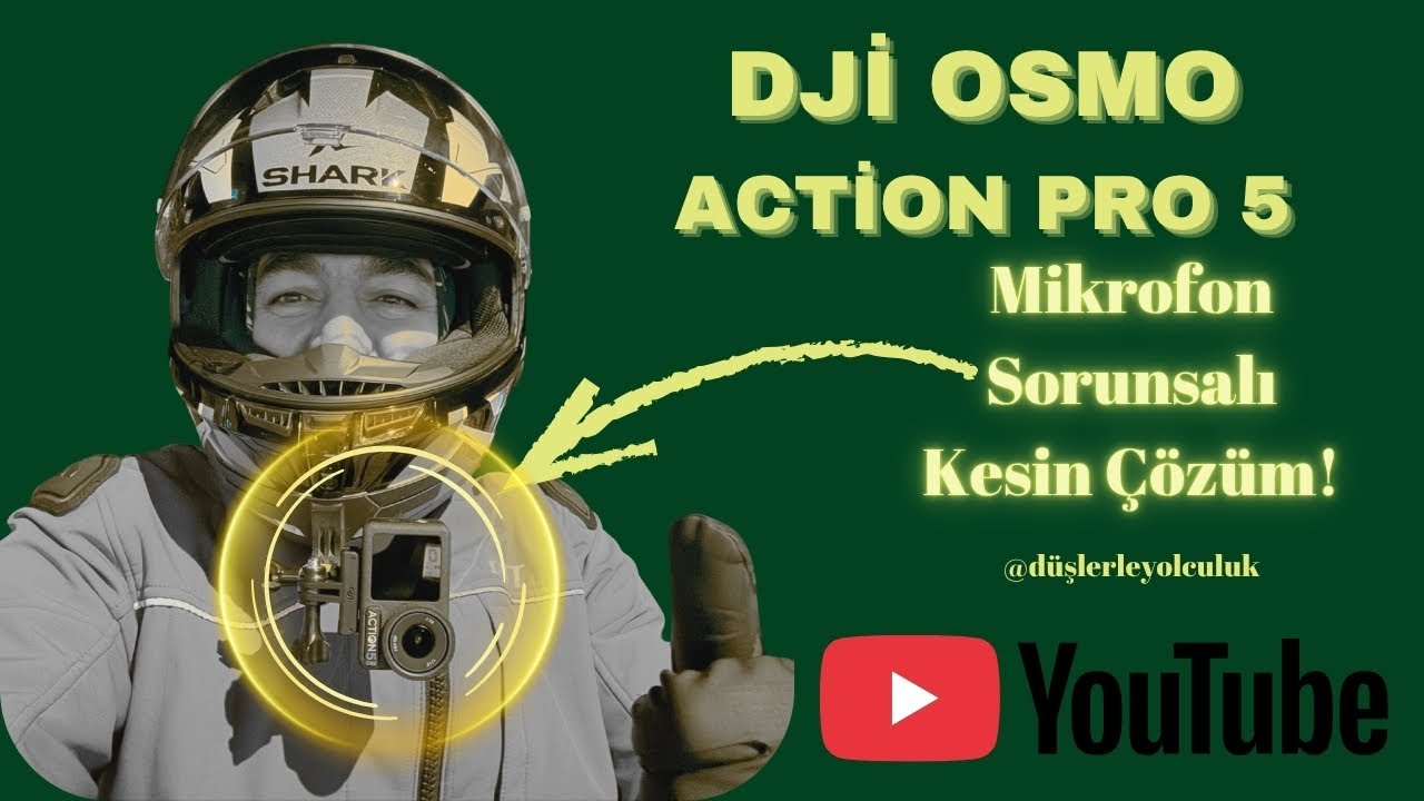 DJİ OSMO ACTİON 5 PRONUN MİKROFON SORUNUNA KESİN ÇÖZÜM!