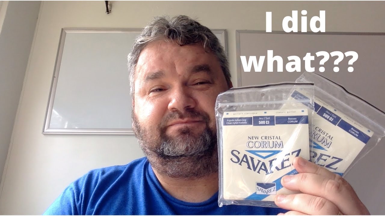 I Did The Unthinkable! Savarez Strings?