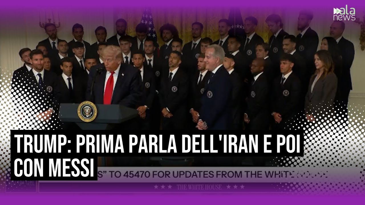 Dagli attacchi in Iran a Messi e l'Inter Miami, Trump spiazza tutti con il suo discorso