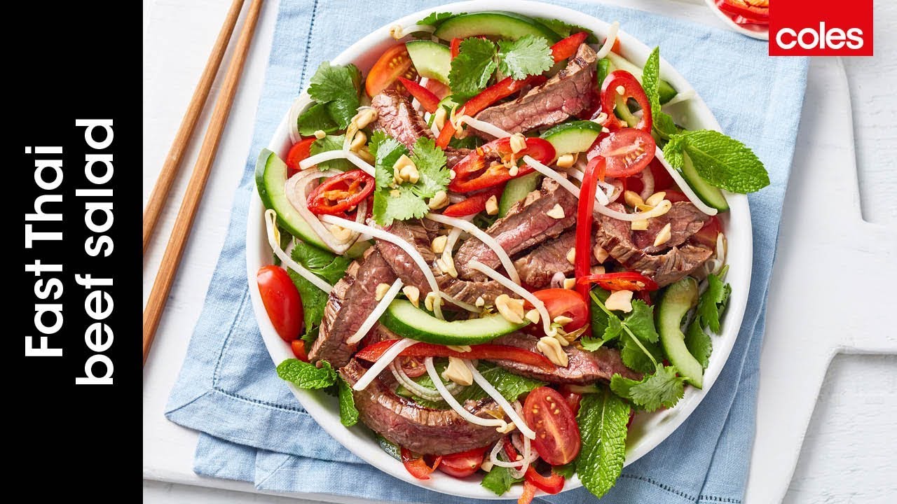 Fast Thai beef salad