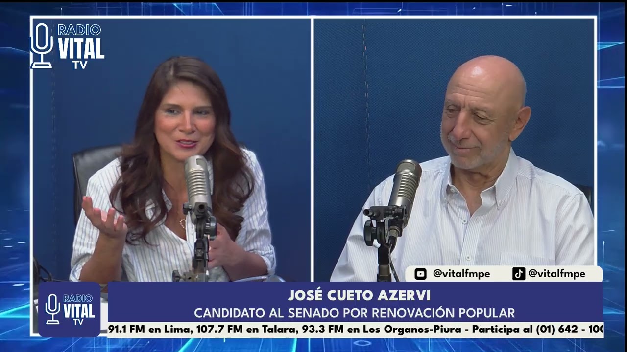 VITAL NOTICIAS - Invitado: José Cueto Azervi - Candidato al Senado por Renovación Popular