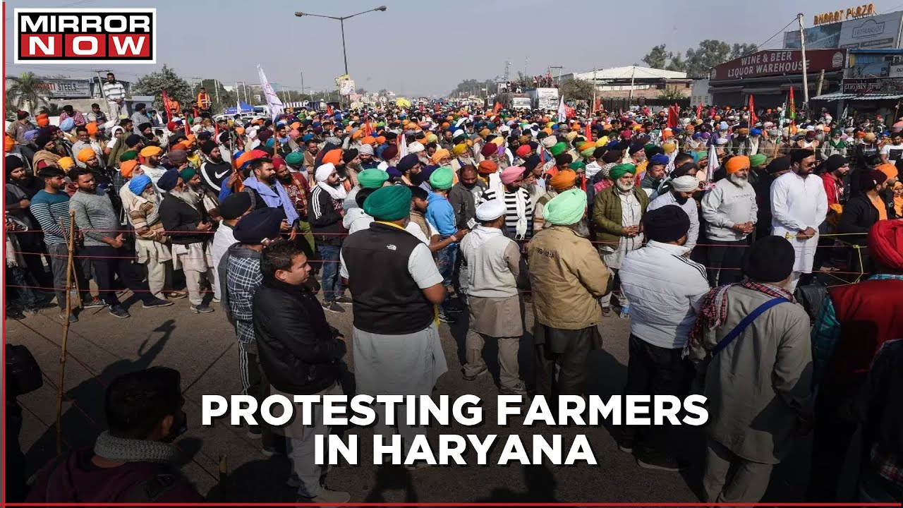 Farmers protest in Haryana, agitating Kisan set up tents outside CM Khattar's residence