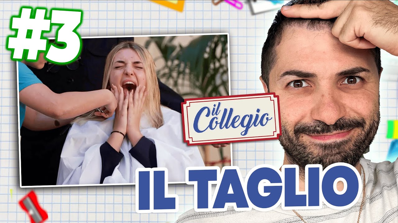IL TAGLIO di CAPELLI 💇‍♀️ - REACTION alla TERZA PUNTATA delCOLLEGIO 9 🏫