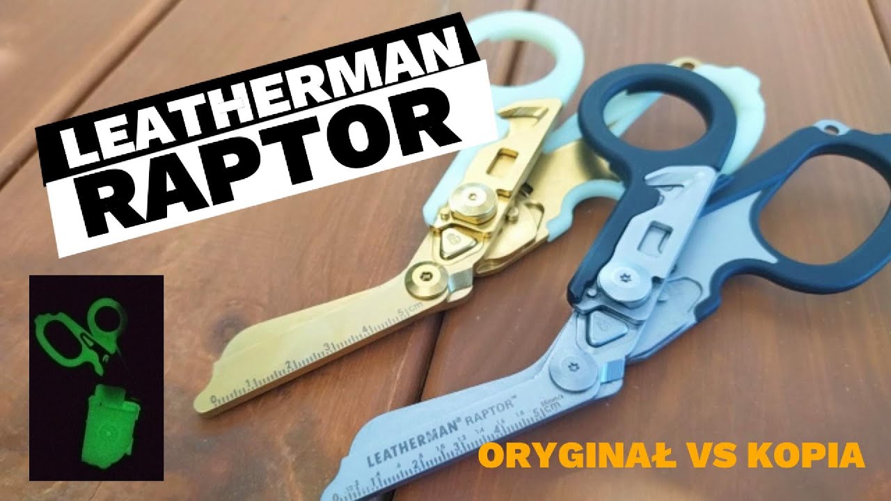 Leatherman Raptor. PREPPERSOWE nożyczki ratownicze. Oryginał VS Kopia.