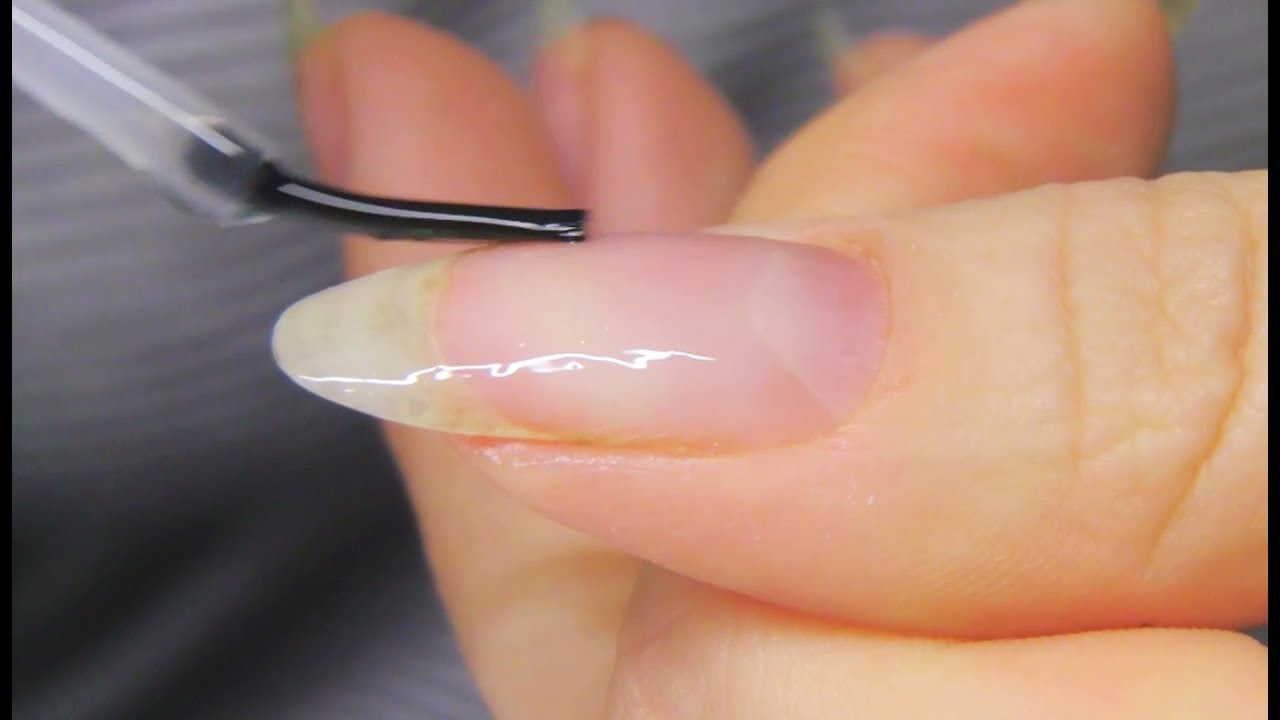 JAK UTWARDZIĆ ŻELEM NATURALNE PAZNOKCIE | NATURAL NAIL OVERLAY WITH GEL