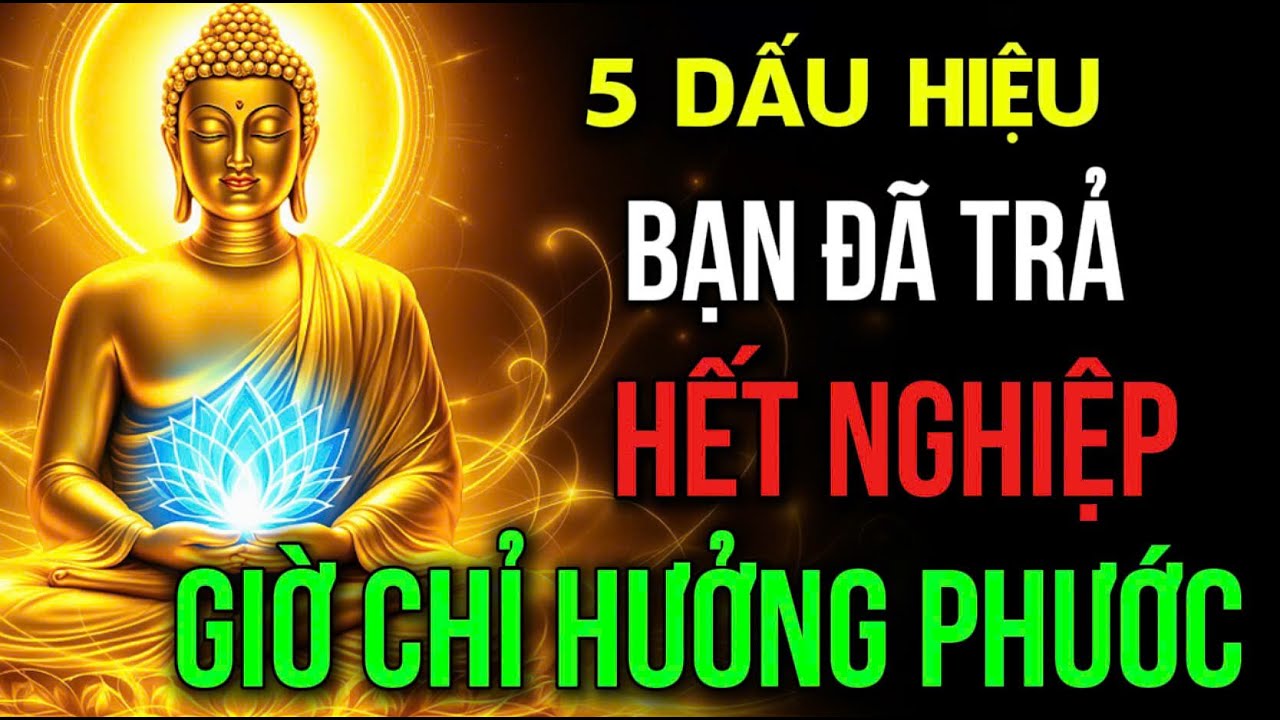 5 DẤU HIỆU - BẠN ĐÃ TRẢ HẾT NGHIỆP, GIỜ CHỈ HƯỞNG PHƯỚC | Đóa Hoa Thiện Lành