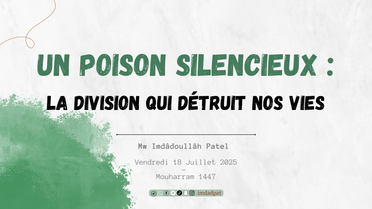 Le poison silencieux la division qui détruit nos vies
