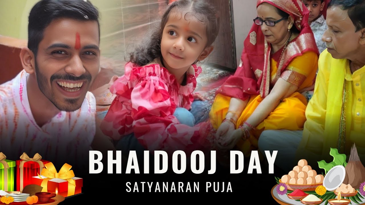 Bhai bahen ka din❤️ | Ghar pe khaas pooja | Bhaidooj Vlog 