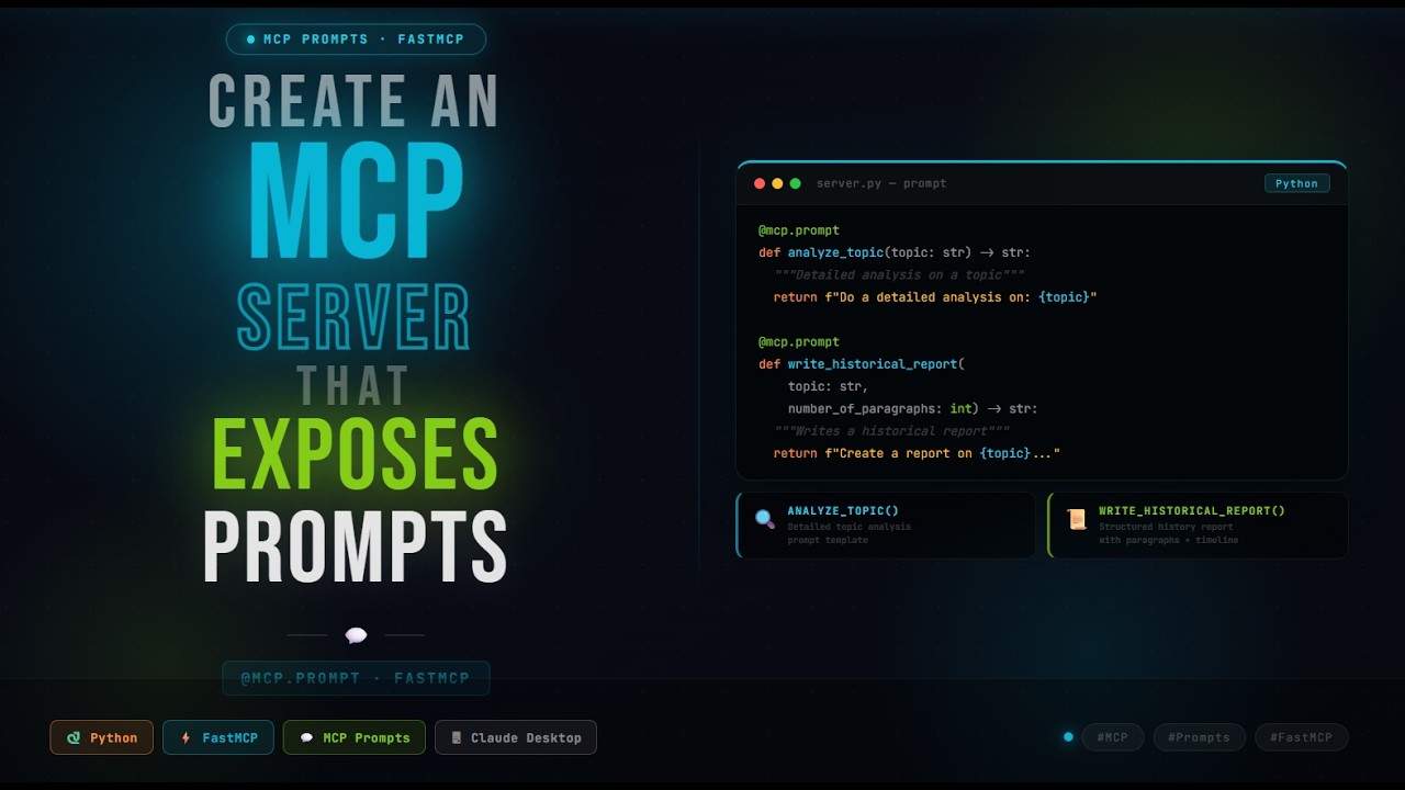 MCP # 0014 # Создание MCP-серверов с подсказками в Python