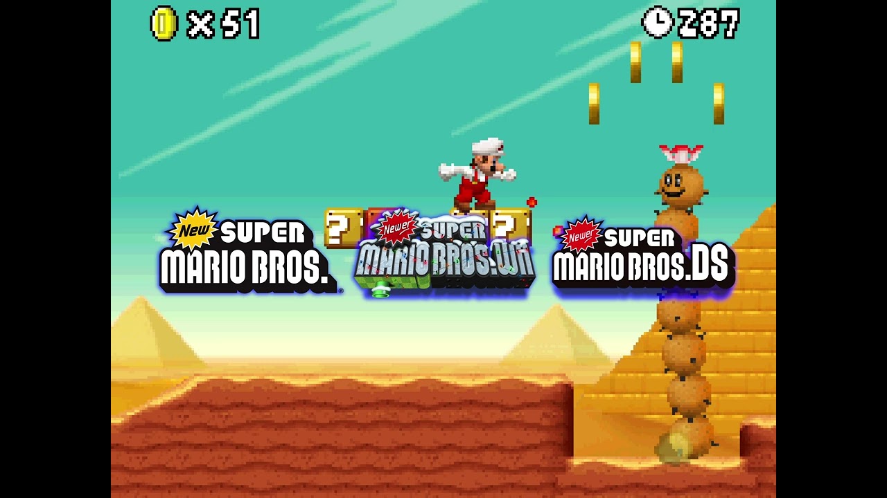 New Super Mario Bros DS Desert Theme Ultimate Mashup