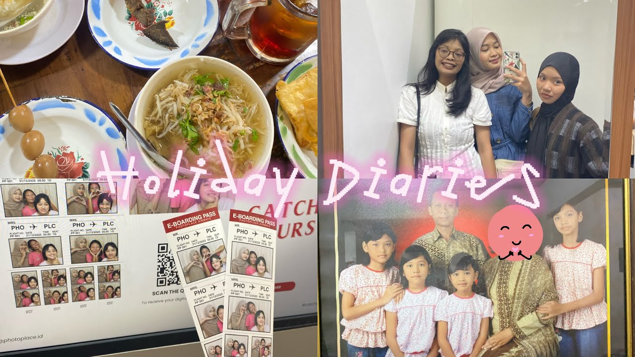 mvlog#01 | holiday diaries🌟🚆🍕🏠💕✨