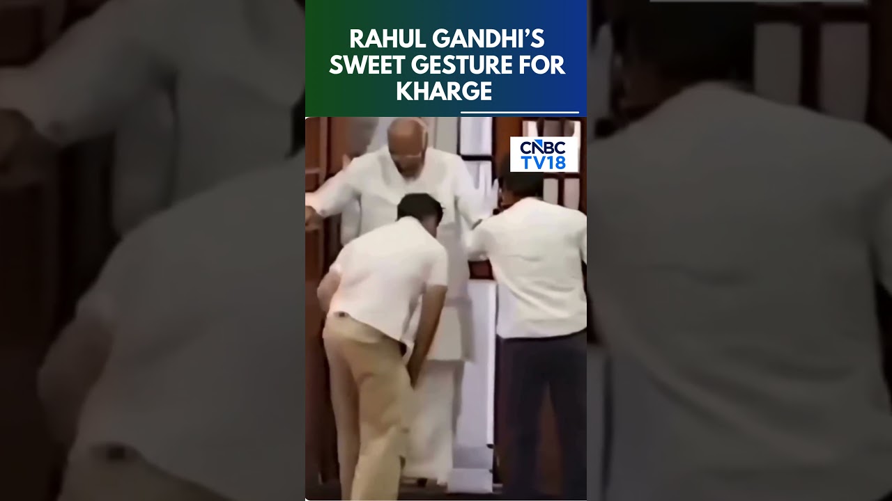 Viral Video: Rahul Gandhi Arranges Mallikarjun Kharge&rsquo;s Slippers | N18S