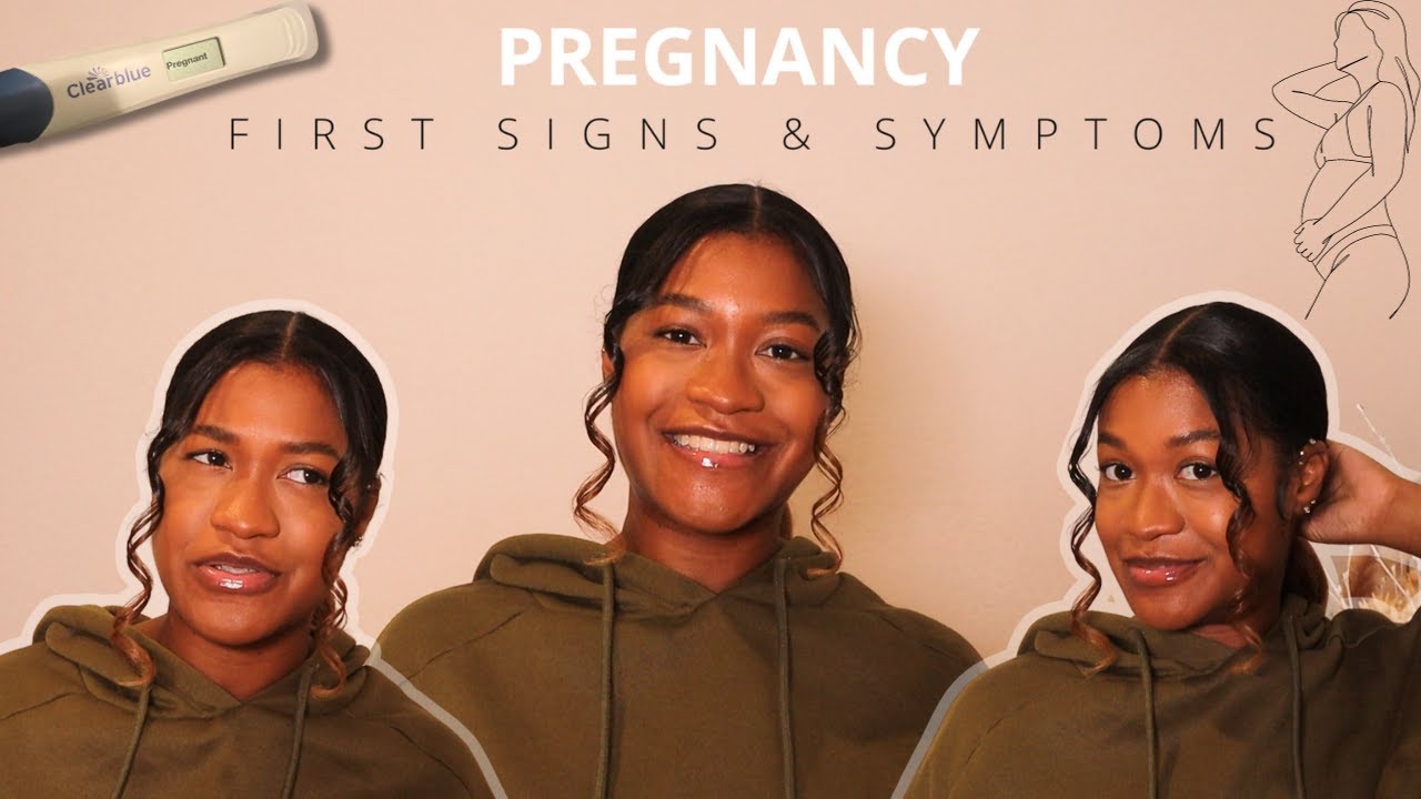 I'M PREGNANT! First signs and symptoms | 4-8 weeks update