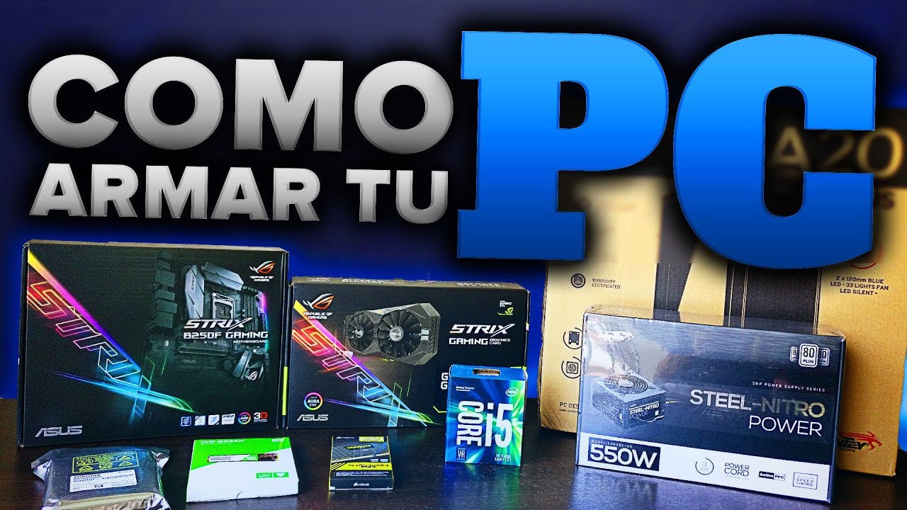 Cómo Armar una PC Paso a Paso para Principiantes! Guía Completa para Ensamblar tu Computadora - 2024
