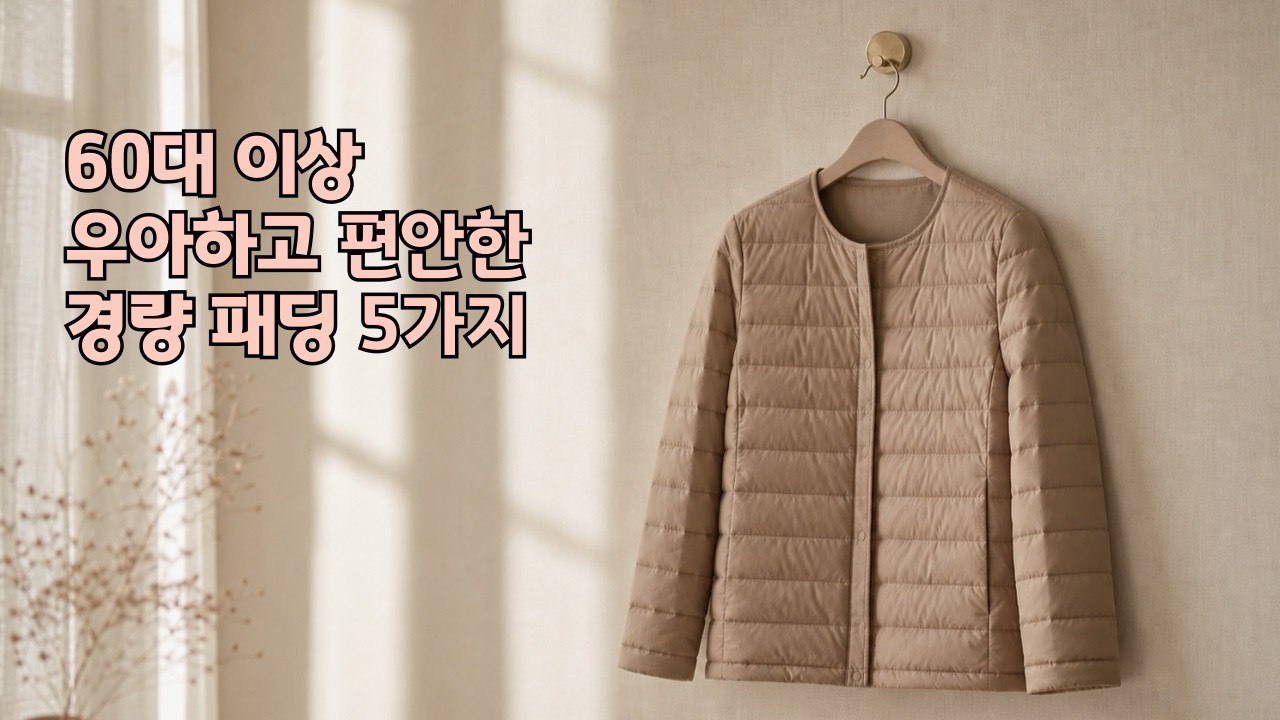 절대 피해야 할 경량패딩 5가지｜강력추천 5가지 | 시니어패션