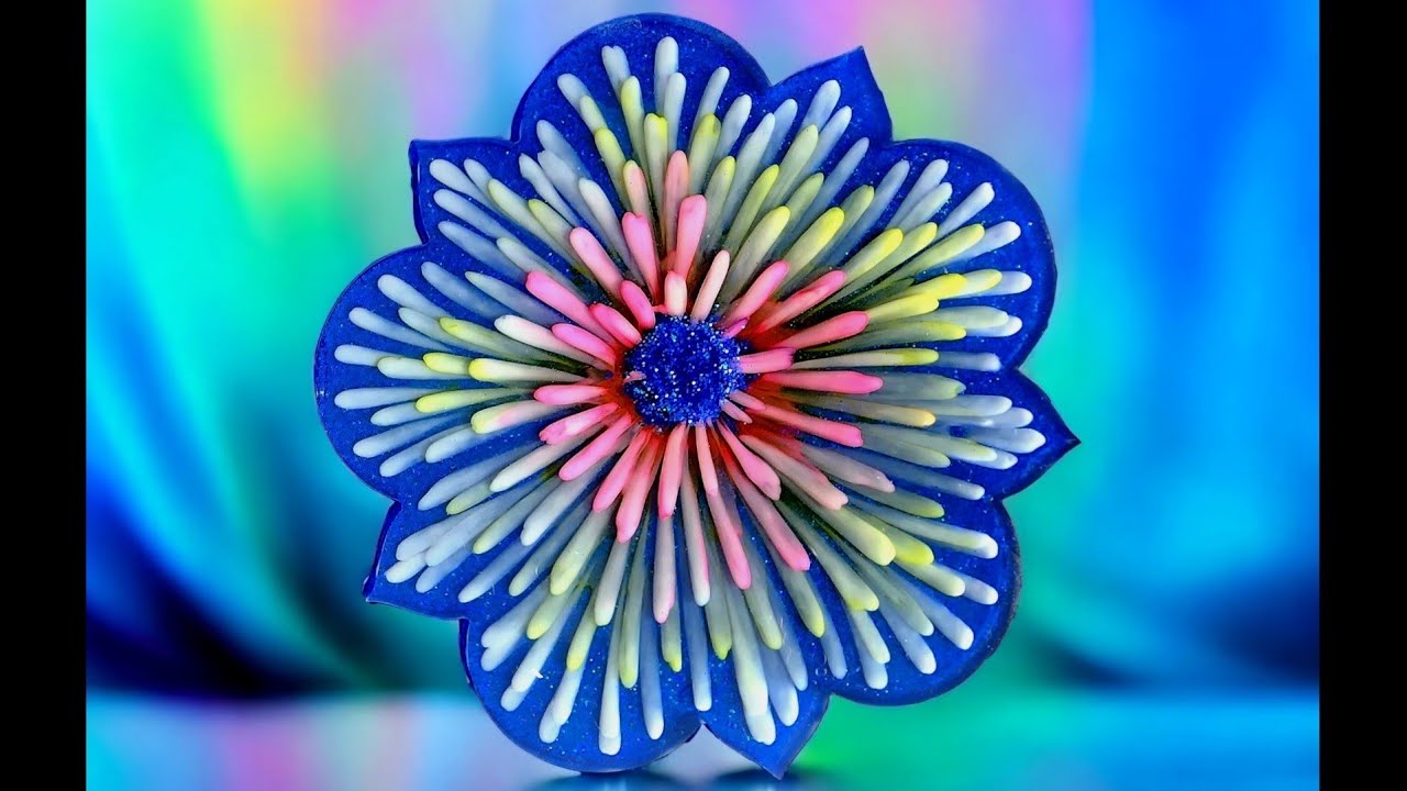 #1713 You Won't Believe Your Eyes - Incredible Resin 'Fireworks' Flower