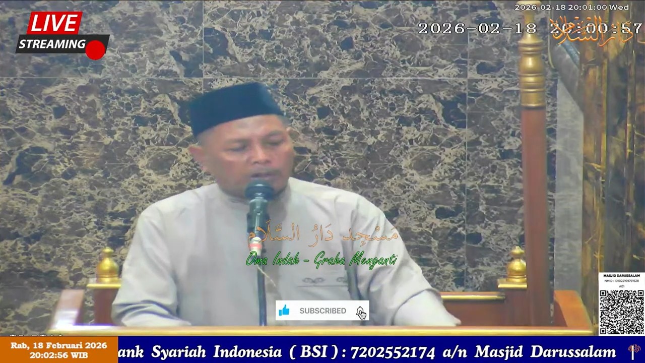 🔴 [LIVE]  Kultum Tarawih    ه١٤٤٧ رَمَضَان  Malam Pertama | Ustadz Suhadak Al-Fatah