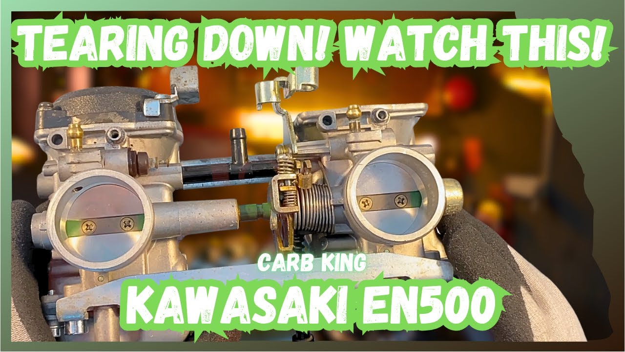 Не трогайте карбюратор Kawasaki EN500, пока не посмотрите это видео! | Carb King