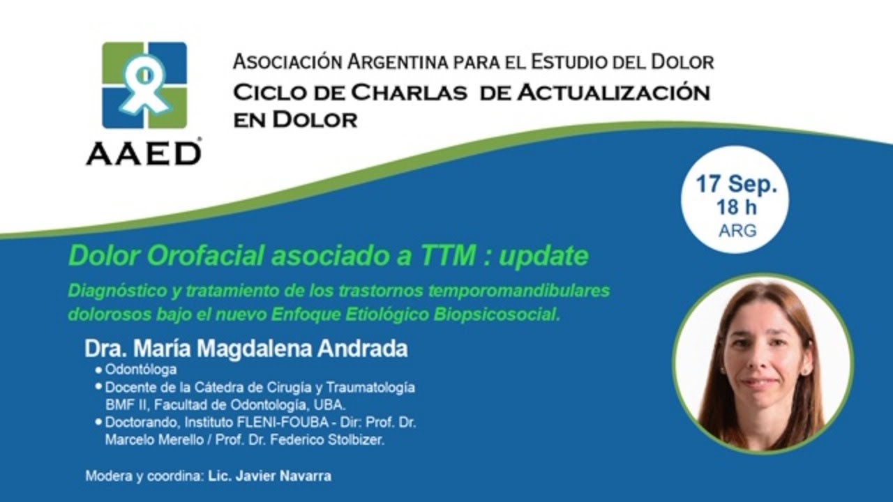 Dolor orofacial asociado a trastornos temporo-mandibulares